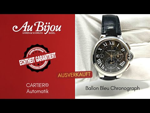 #cartier ⌚ Ballon Bleu Automatik Chronograph Uhr vom Schweizer Uhrmacher #forsale