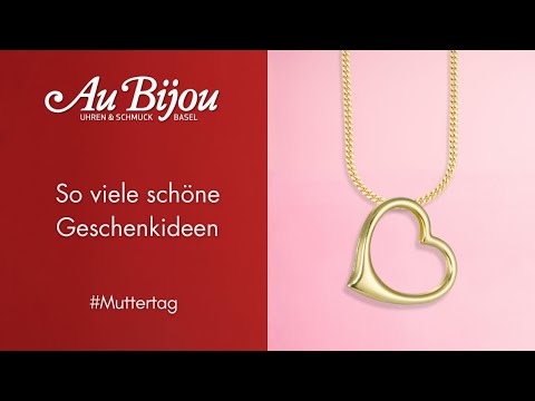 🌸 Geschenktipp zum Muttertag: Gold-Anhänger von AU BIJOU Basel 💛