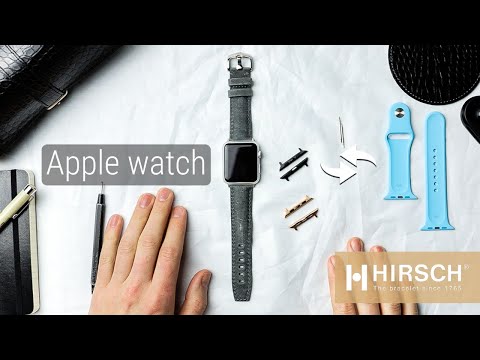 How to change your Apple Watch band for a HIRSCH