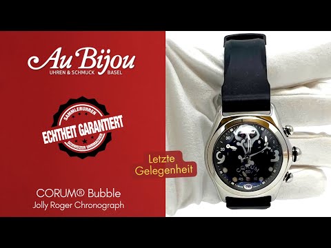 #corum ⌚Bubble Jolly Roger Chronograph vom Schweizer Uhrmacher #forsale