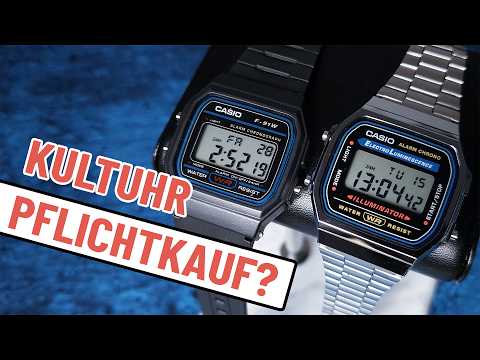 CASIO F-91W und A168 - Fast geschenkte Retro Uhr mit Kultstatus