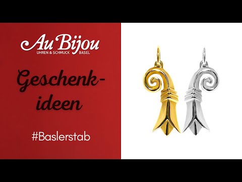 Baslerstab Anhänger von Au Bijou in Basel