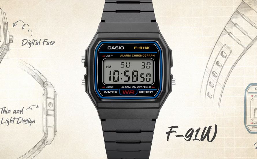 Blog-Casio-F-91W | Au Bijou GmbH Uhren & Schmuck Blog Casio F-91W