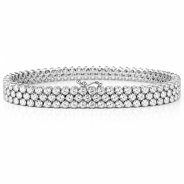3 reihiges Diamant Armband