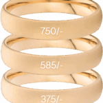 Trauringe in Apricotgold