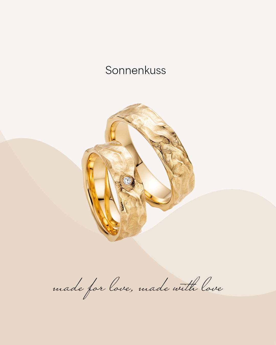 Fischer Eheringe Sonnenkuss