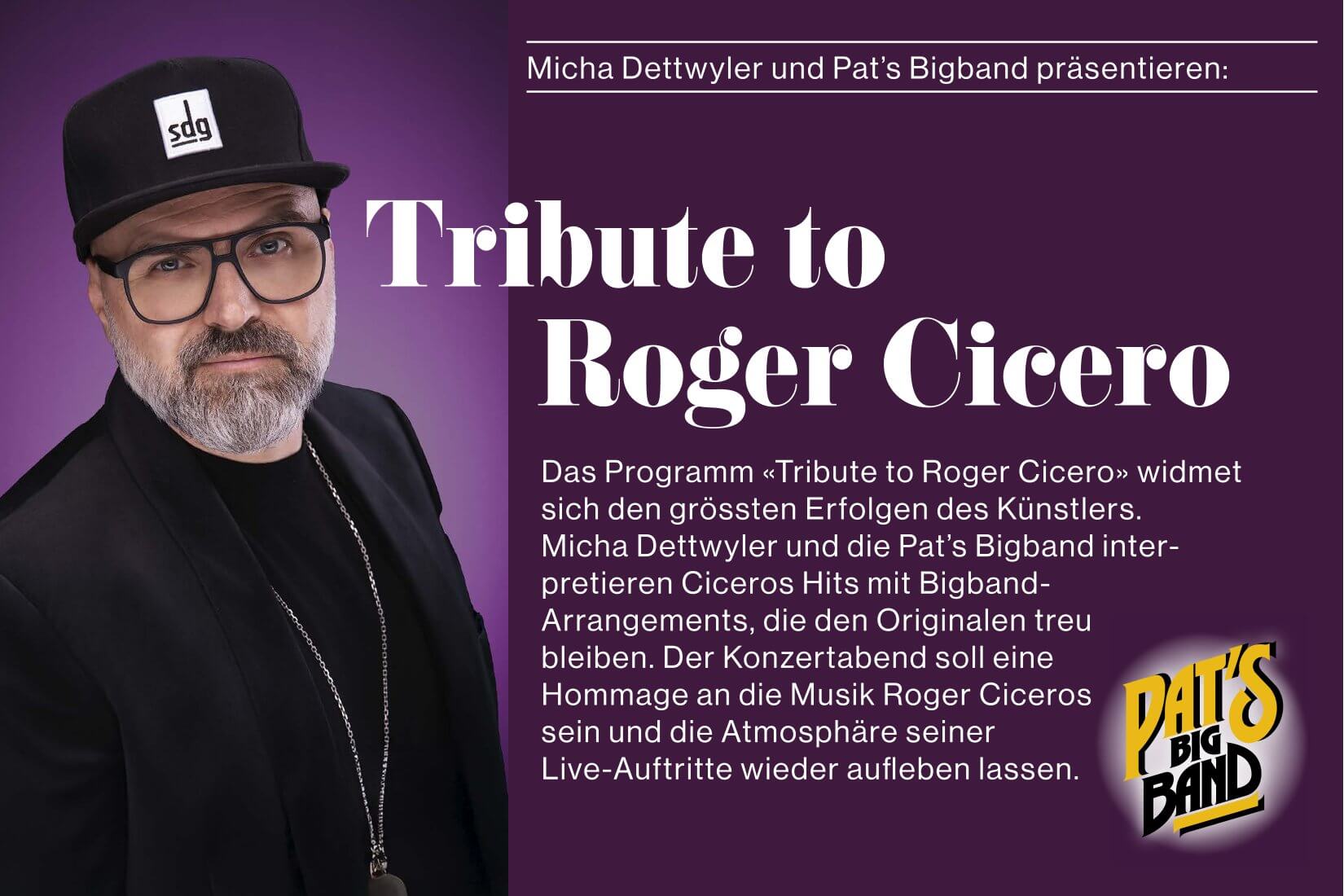 Pat's Big Band Tribute to Roger Cicero