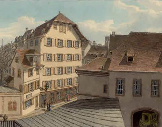 Rüdengasse um 1874