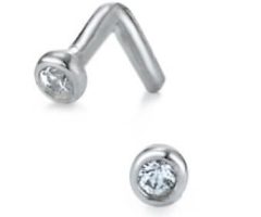 Nasenstecker Weissgold