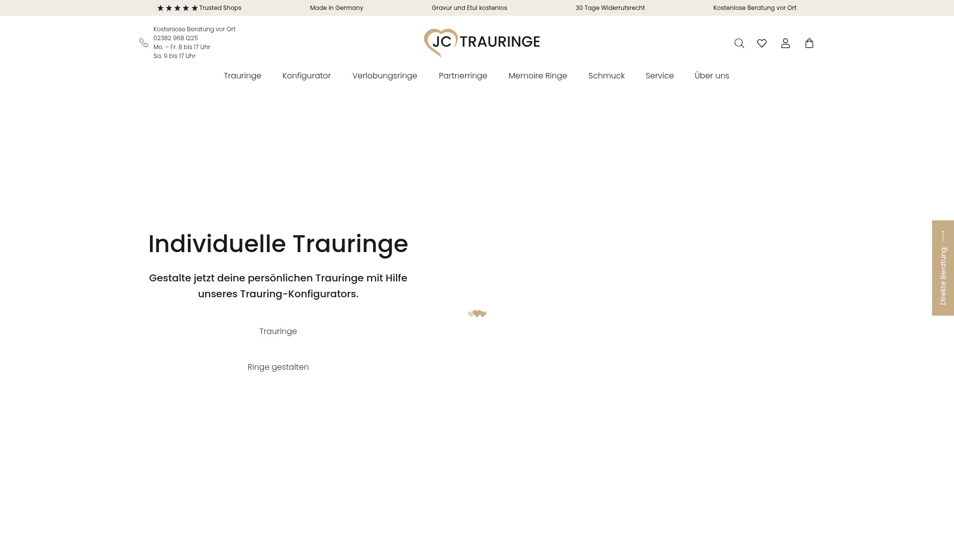3. JC Trauringe Homepage